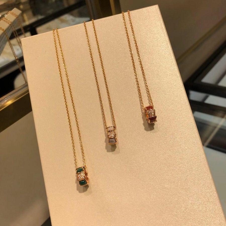 [⭐Glow Muse ]SERPENTI PEDANT DIAMOND NECKLACE