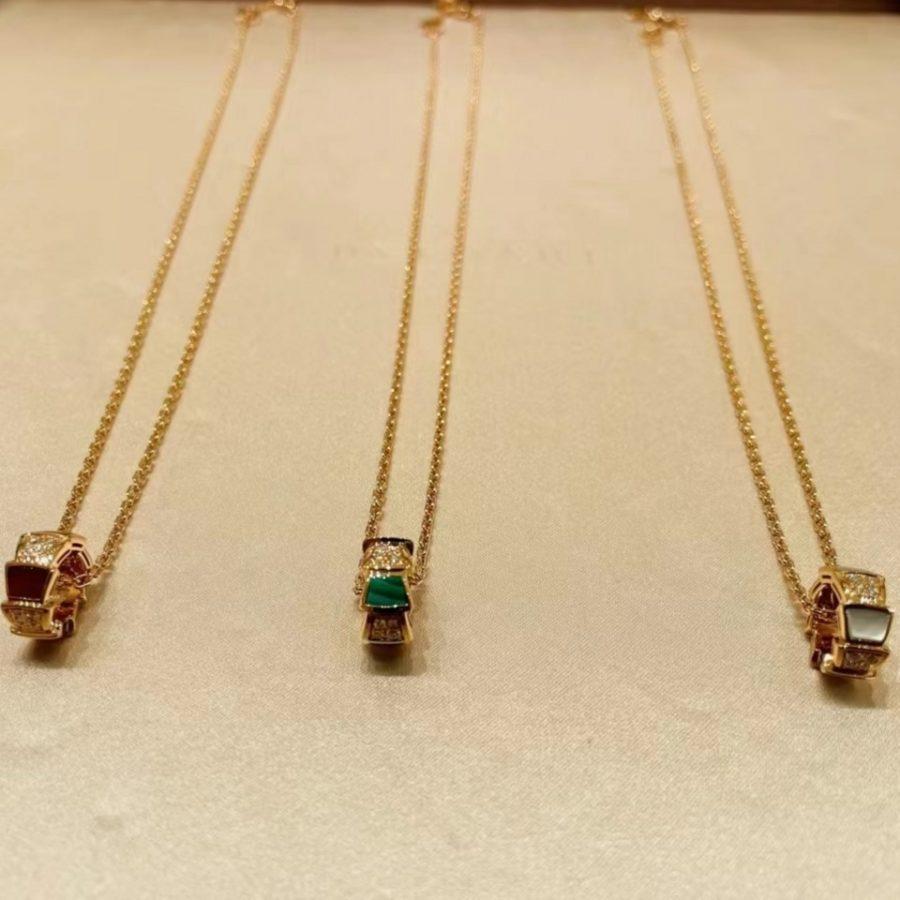 [⭐Glow Muse ]SERPENTI PEDANT DIAMOND NECKLACE