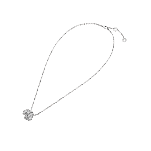 [⭐Glow Muse ]SERPENTI  NECKLACE DOUBLE RING DIAMOND