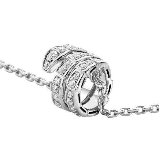 [⭐Glow Muse ]SERPENTI  NECKLACE DOUBLE RING DIAMOND