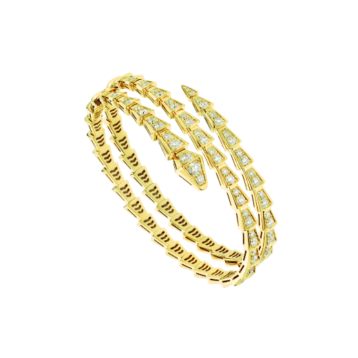 [⭐Glow Muse ]SERPENTI BRACELET GOLD DIAMOND DOUBLE ROW