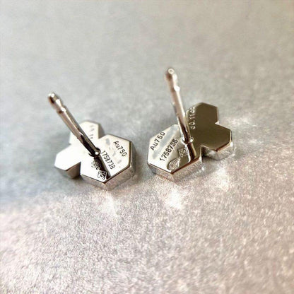 [Glow Muse]BOUCLES D'OREILLES BEE LOVE EN ARGENT ET DIAMANT