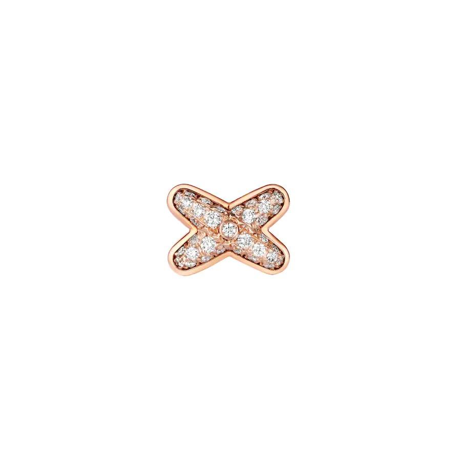[Glow Muse]BOUCLES D'OREILLES EN DIAMANT ET OR ROSE