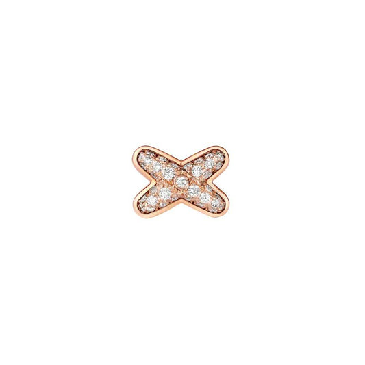 [Glow Muse]BOUCLES D'OREILLES EN DIAMANT ET OR ROSE