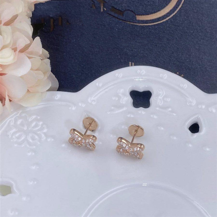 [Glow Muse]BOUCLES D'OREILLES EN DIAMANT ET OR ROSE