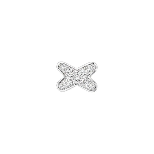 [Glow Muse]BOUCLES D'OREILLES SILVER DIAMOND JEUX