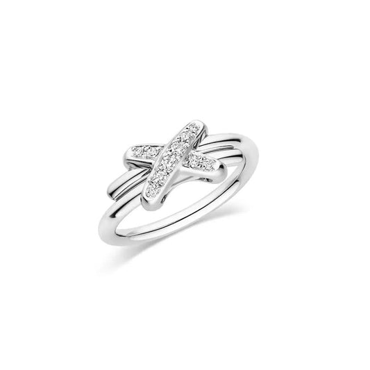 [Glow Muse]BAGUE SILVER DIAMOND RING