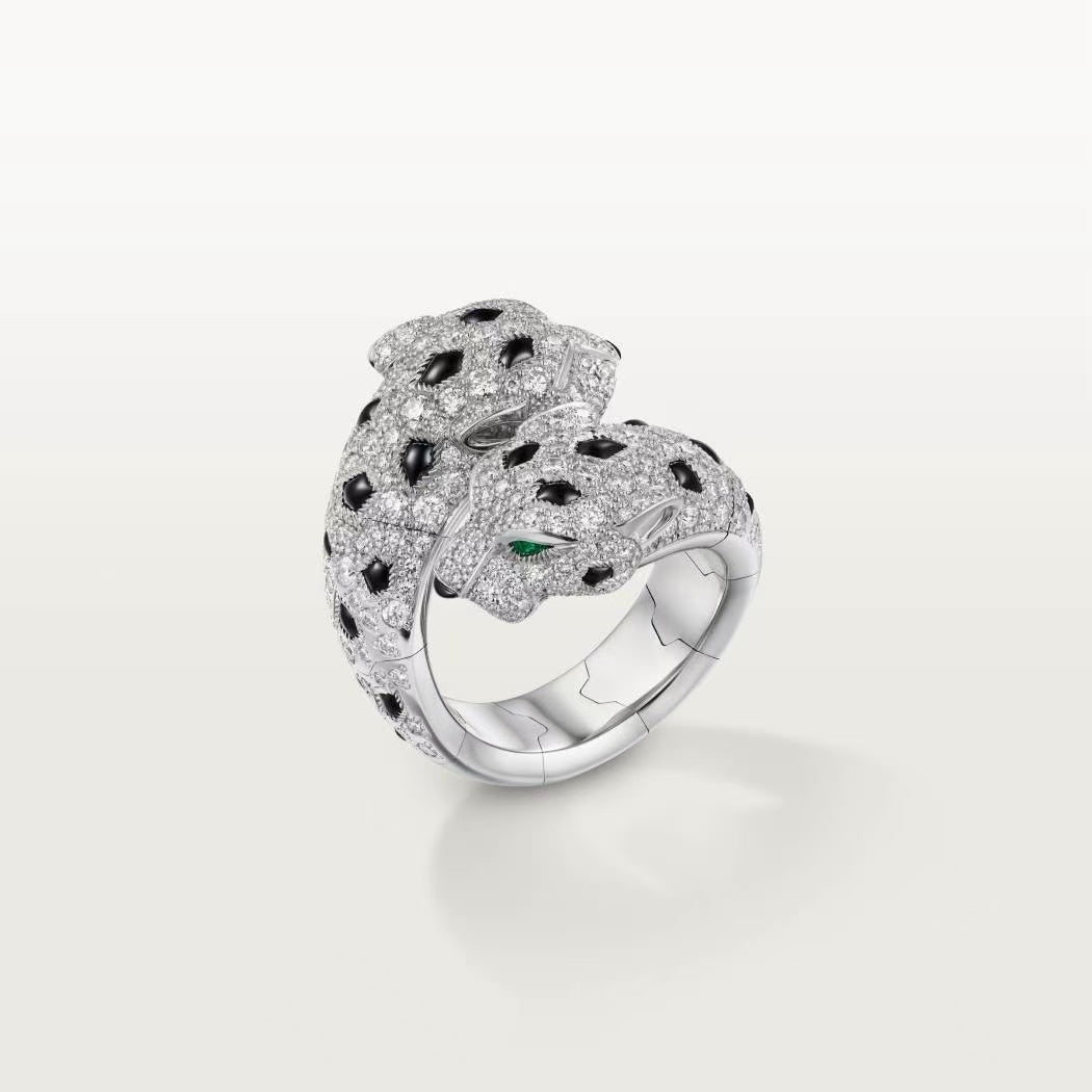 [Glow Muse]BAGUE PANTHÈRE TOUT DIAMANT