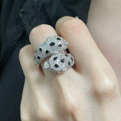 [Glow Muse]BAGUE PANTHÈRE TOUT DIAMANT