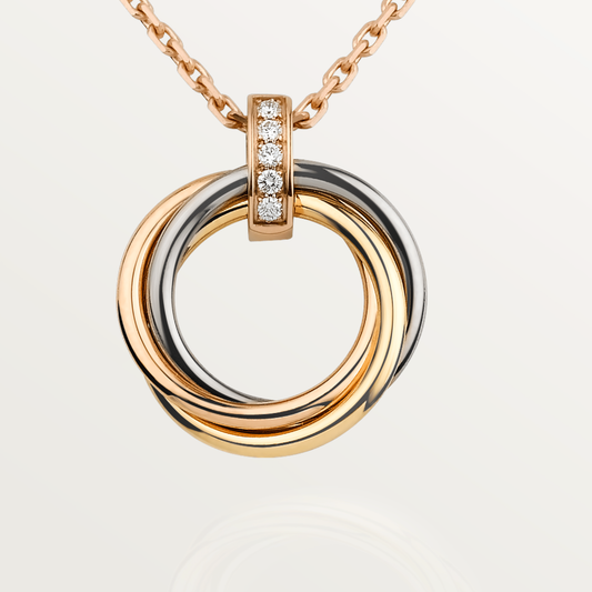 [Glow Muse]COLLIER TRINITY OR DIAMANTS