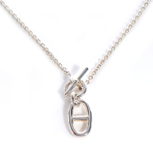 [Glow Muse]COLLIER PENDENTIF CHAÎNE D'ANCRE HM EN ARGENT MASSIF