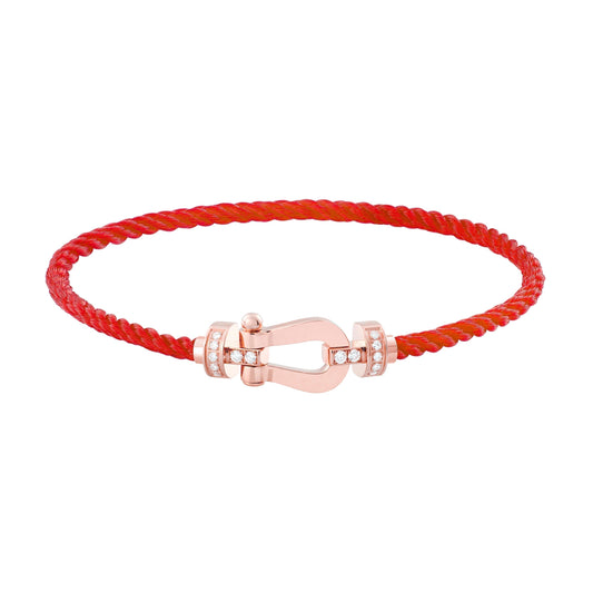[Glow Muse]FORCE 10 DEMI-DIAMANT OR ROSE CORDE ROUGE MODÈLES GRAND ET MOYEN