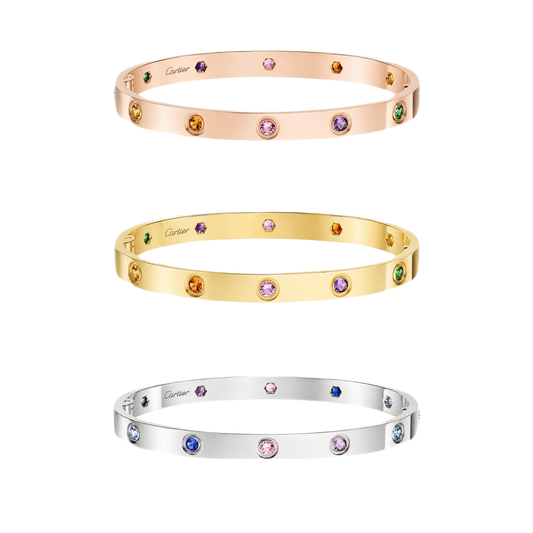 [Glow Muse]BRACELET RAINBOW LOVE 2026 6,1 MM 10 DIAMANTS