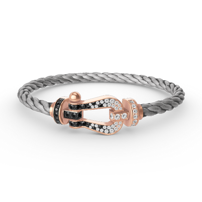 {
  "Glow Muse": "Glow Muse",
  "FORCE LARGE HORSESHOE BLACK WHITE DIAMOND BRACELET ROSE GOLD": "BRACELET FORCE GRAND MODÈLE FER À CHEVAL DIAMANTS NOIRS ET BLANCS OR ROSE"
}