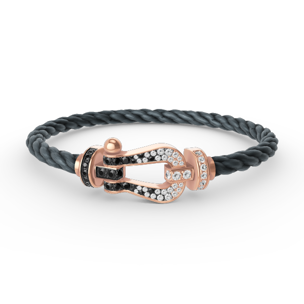 {
  "Glow Muse": "Glow Muse",
  "FORCE LARGE HORSESHOE BLACK WHITE DIAMOND BRACELET ROSE GOLD": "BRACELET FORCE GRAND MODÈLE FER À CHEVAL DIAMANTS NOIRS ET BLANCS OR ROSE"
}