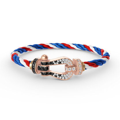 {
  "Glow Muse": "Glow Muse",
  "FORCE LARGE HORSESHOE BLACK WHITE DIAMOND BRACELET ROSE GOLD": "BRACELET FORCE GRAND MODÈLE FER À CHEVAL DIAMANTS NOIRS ET BLANCS OR ROSE"
}