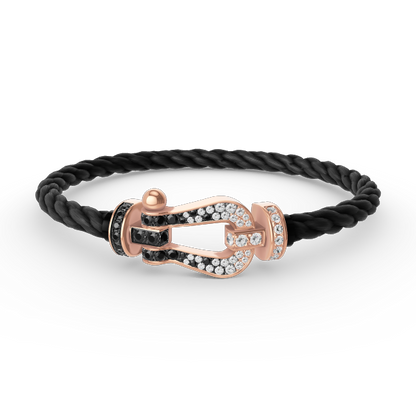 {
  "Glow Muse": "Glow Muse",
  "FORCE LARGE HORSESHOE BLACK WHITE DIAMOND BRACELET ROSE GOLD": "BRACELET FORCE GRAND MODÈLE FER À CHEVAL DIAMANTS NOIRS ET BLANCS OR ROSE"
}