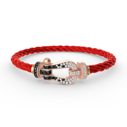 {
  "Glow Muse": "Glow Muse",
  "FORCE LARGE HORSESHOE BLACK WHITE DIAMOND BRACELET ROSE GOLD": "BRACELET FORCE GRAND MODÈLE FER À CHEVAL DIAMANTS NOIRS ET BLANCS OR ROSE"
}