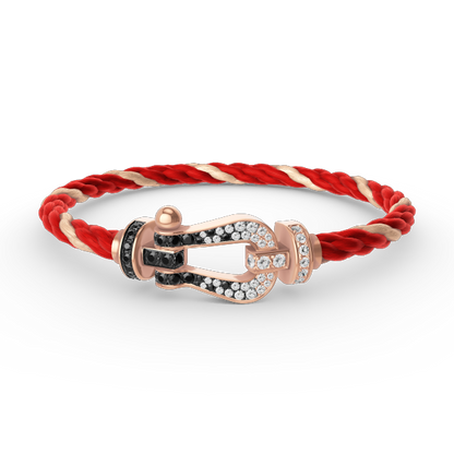 {
  "Glow Muse": "Glow Muse",
  "FORCE LARGE HORSESHOE BLACK WHITE DIAMOND BRACELET ROSE GOLD": "BRACELET FORCE GRAND MODÈLE FER À CHEVAL DIAMANTS NOIRS ET BLANCS OR ROSE"
}