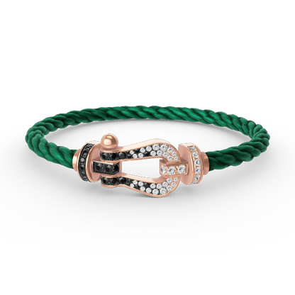 {
  "Glow Muse": "Glow Muse",
  "FORCE LARGE HORSESHOE BLACK WHITE DIAMOND BRACELET ROSE GOLD": "BRACELET FORCE GRAND MODÈLE FER À CHEVAL DIAMANTS NOIRS ET BLANCS OR ROSE"
}