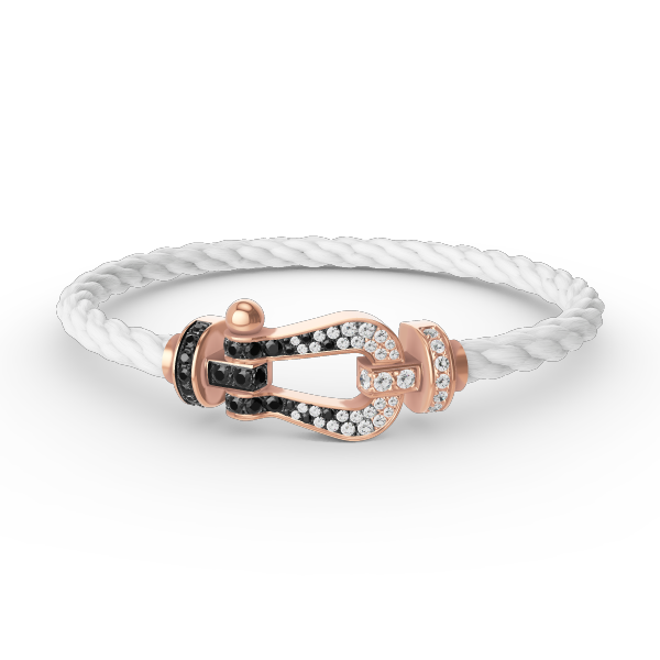 {
  "Glow Muse": "Glow Muse",
  "FORCE LARGE HORSESHOE BLACK WHITE DIAMOND BRACELET ROSE GOLD": "BRACELET FORCE GRAND MODÈLE FER À CHEVAL DIAMANTS NOIRS ET BLANCS OR ROSE"
}
