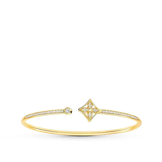 [Glow Muse]BRACELET OUVERT IDYLLE OR PAVÉ DIAMANTS