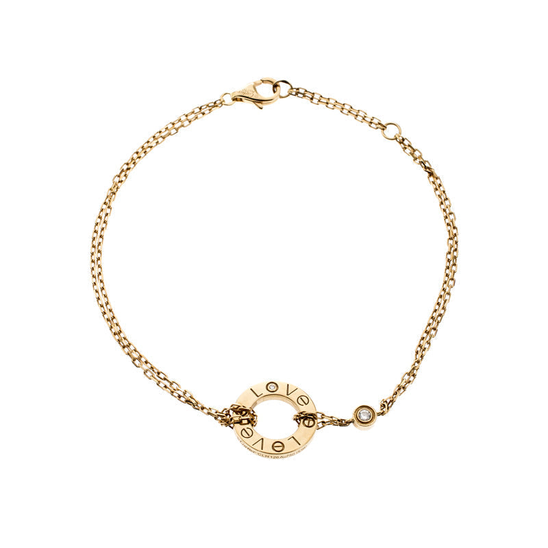 [Glow Muse]BRACELET LOVE 2 DIAMANTS