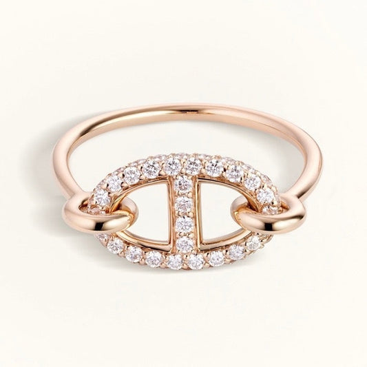 [Glow Muse]BAGUE RONDE PETIT DIAMANT