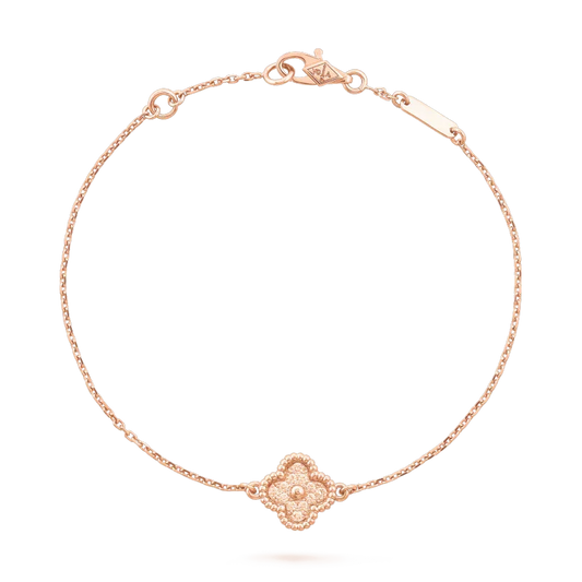 [Glow Muse]BRACELET FLEUR UNIQUE TRÈFLE