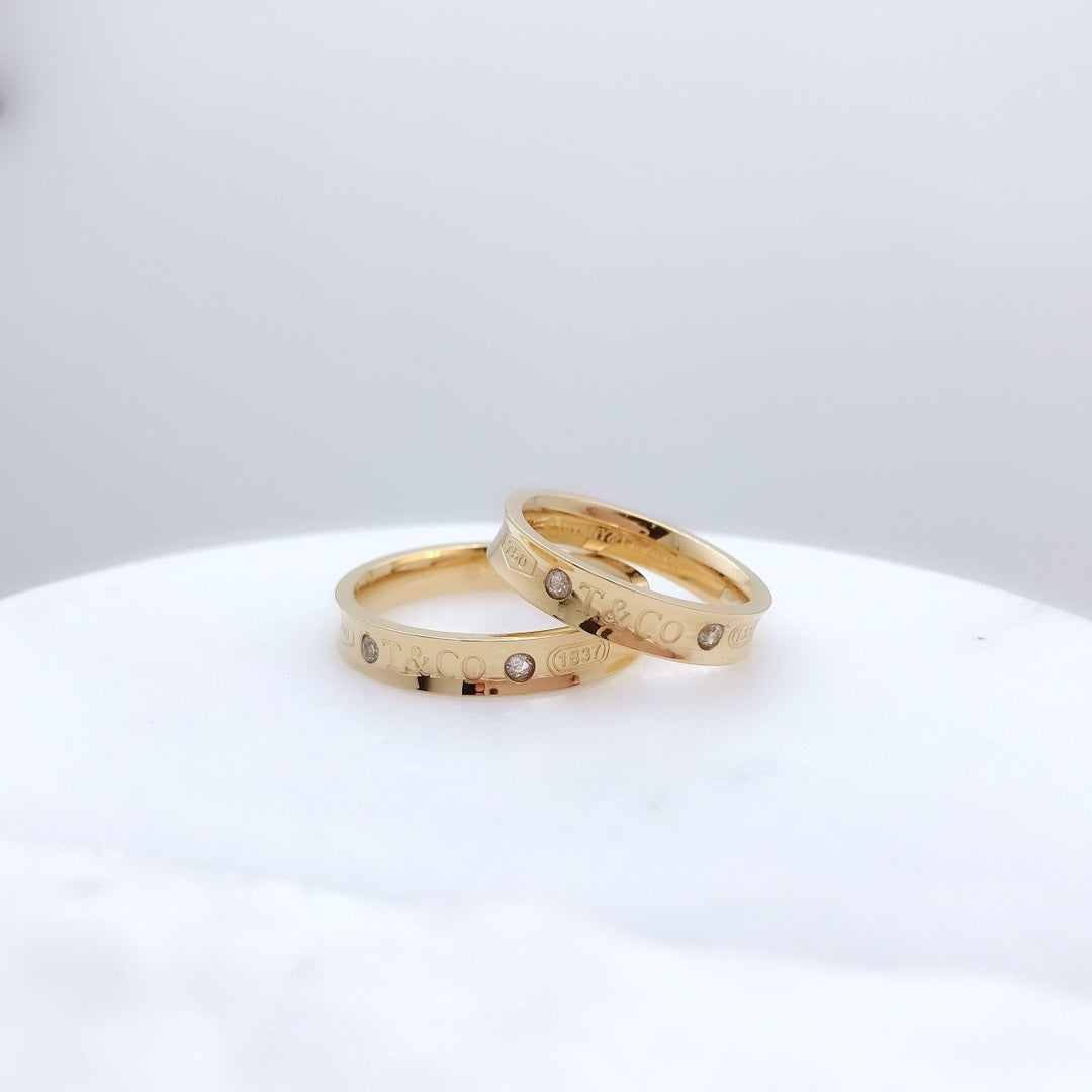 [Glow Muse ]DOUBLE DIAMOND RING
